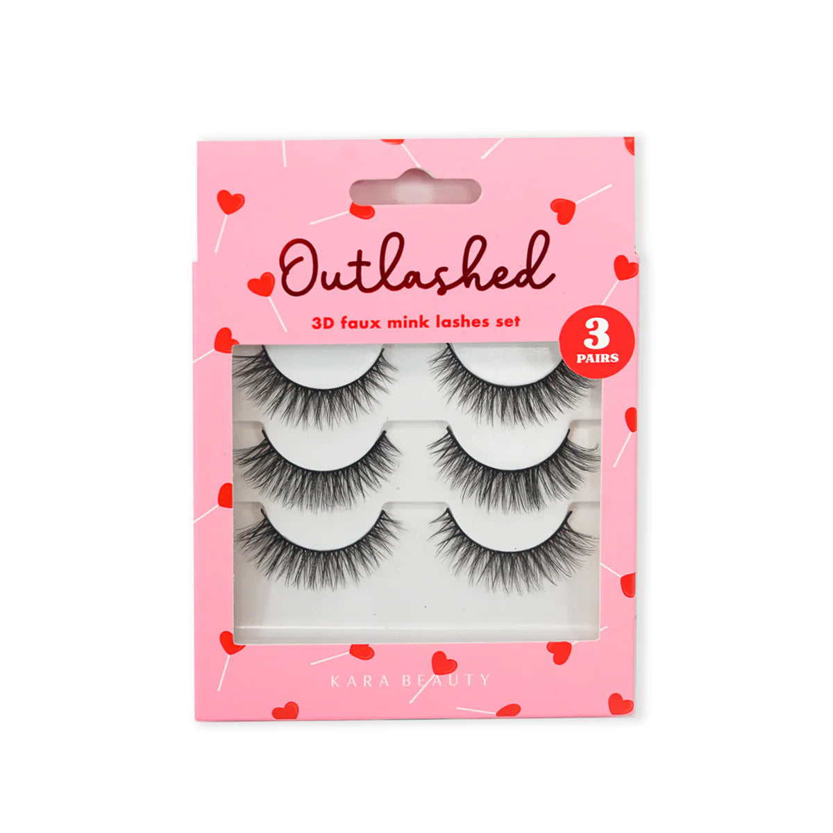 OUTLASHED 3D Faux Mink Lashes 3 PAIRS