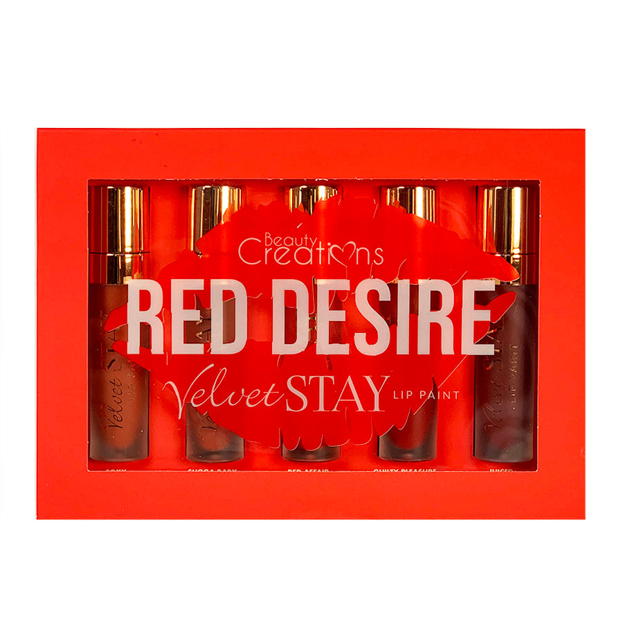 RED DESIRE VELVET STAY LIP SET