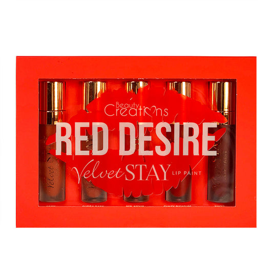 RED DESIRE VELVET STAY LIP SET