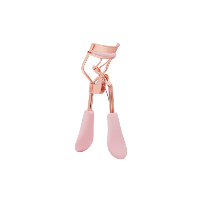 LIGHT PINK EYELASH CURLER AND TWEEZER SET