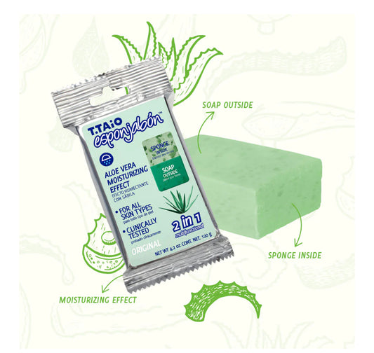 EsponJabon Aloe Vera - Moisturizing Effect