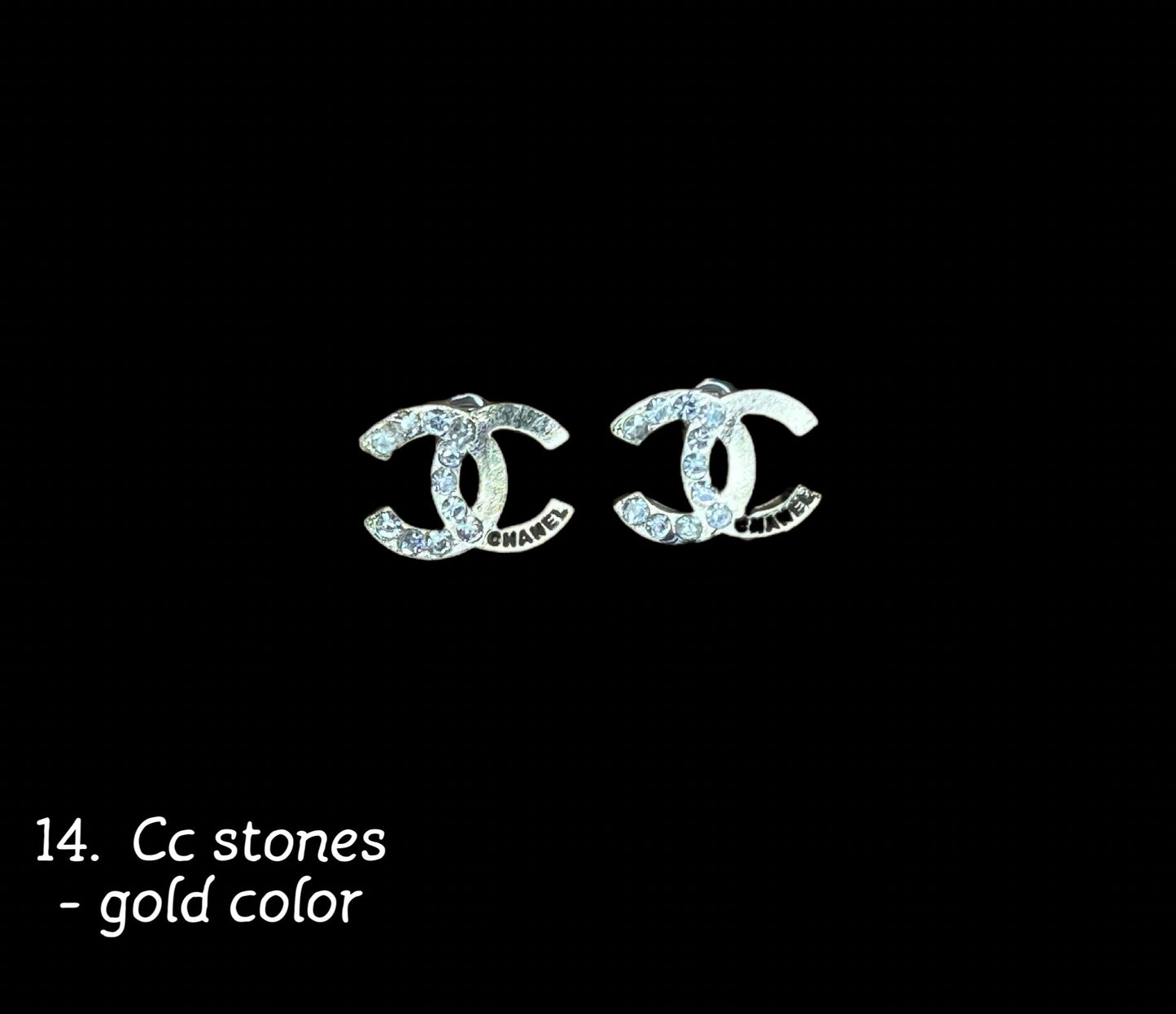 Inspired earrings of Cc