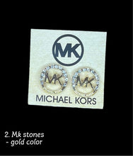 Load image into Gallery viewer, Inspired Mk earrings
