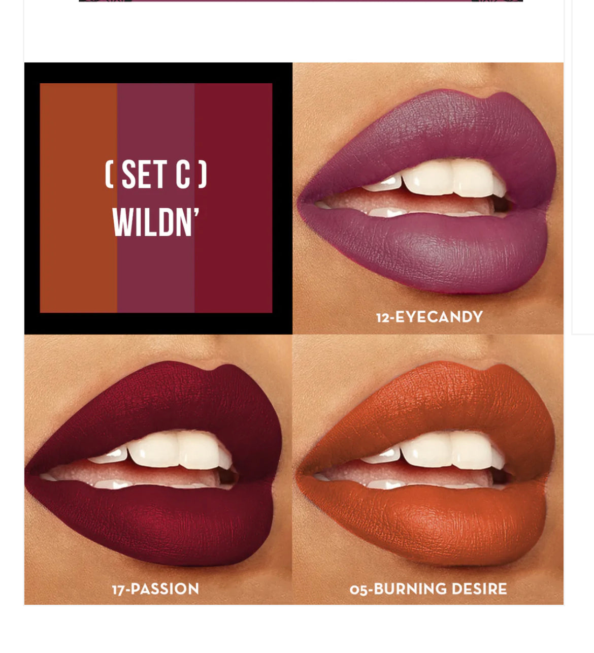 Sexy Trio - Wild’n Satin Lipstick Set