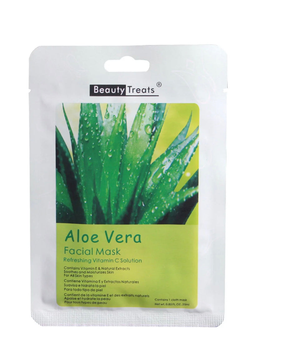 BEAUTY TREATS FACIAL MASKS - ALOE VERA