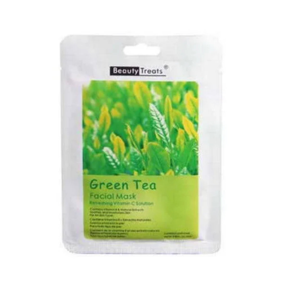 BEAUTY TREATS FACIAL MASKS - GREEN TEA