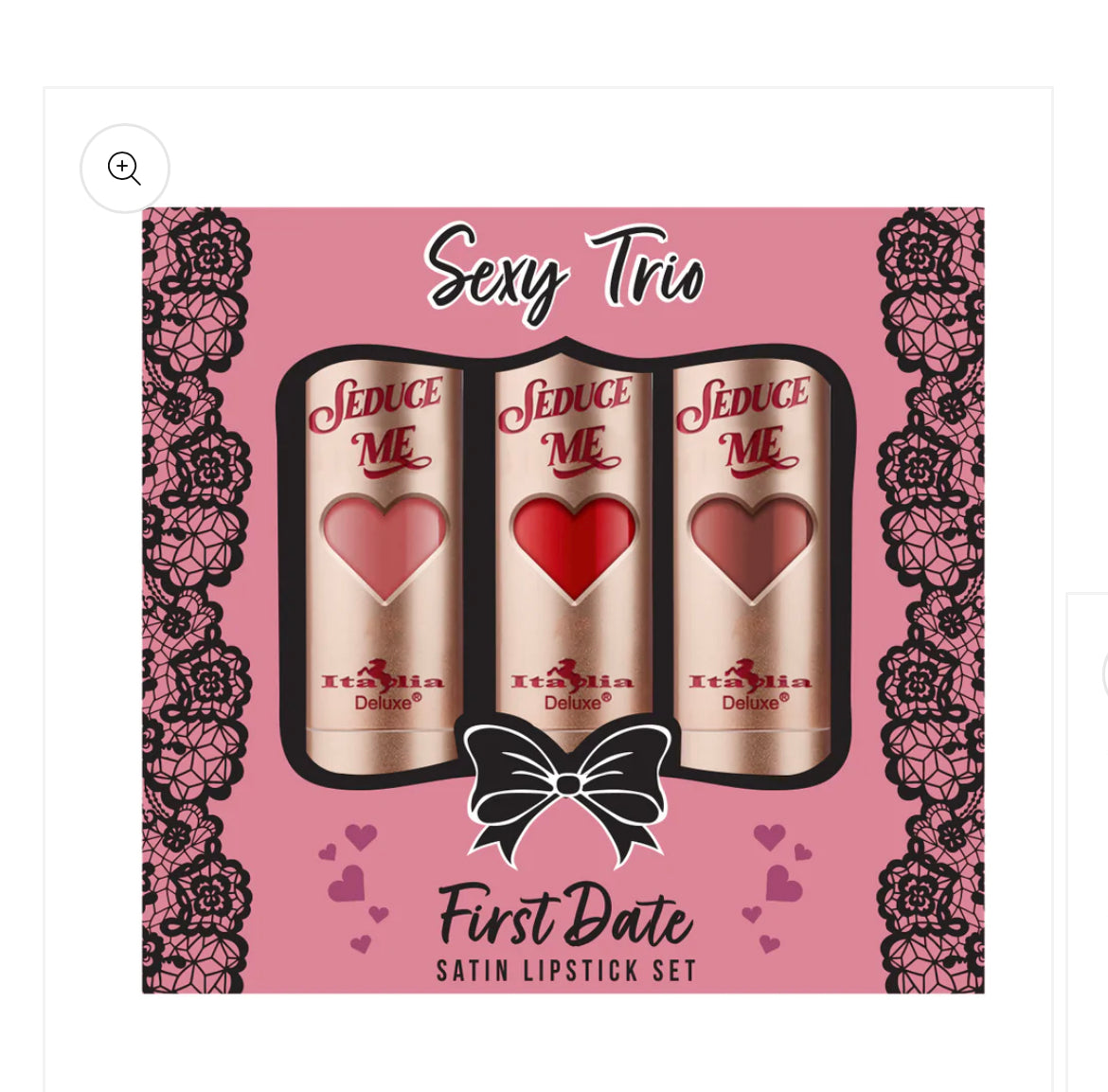 Sexy Trio - First Date Satin Lipstick set