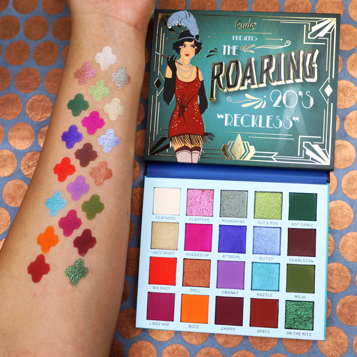 The Roaring 20’s Eyeshadow Palette - Recklessance of flowers