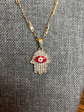 Load image into Gallery viewer, Red Evil Eye 🪬necklace
