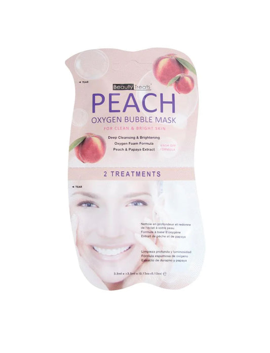 PEACH OXYGEN BUBBLE MASK