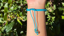 Load image into Gallery viewer, Clear blue 🦋 bracelet
