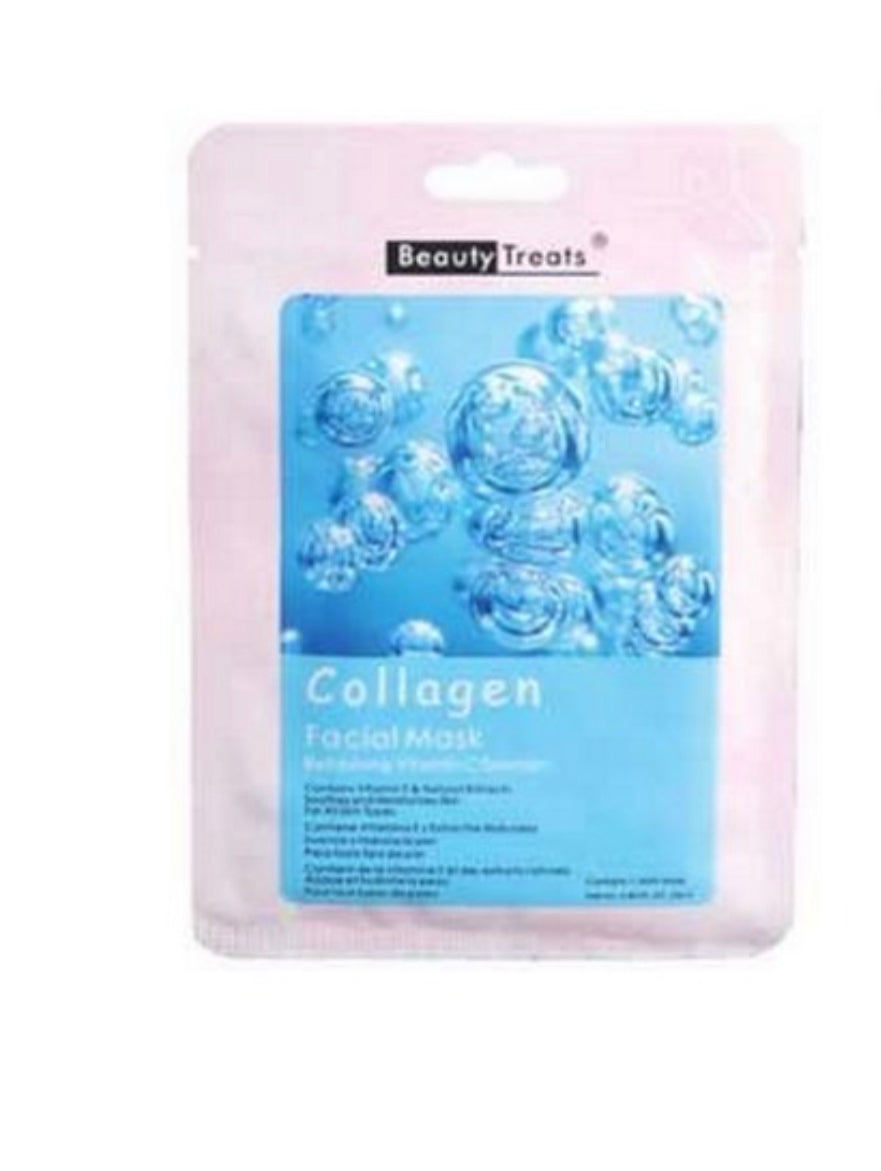 BEAUTY TREATS FACIAL MASKS - COLLAGEN