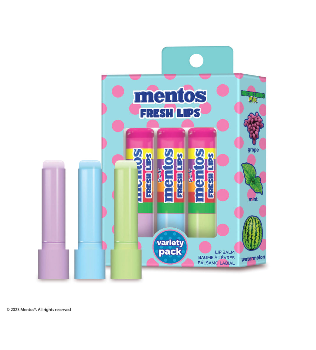 Mentos Fresh Lips Variety Pack (Lip Balm)