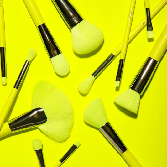 THE NEON YELLOW 24 PC BRUSH SET