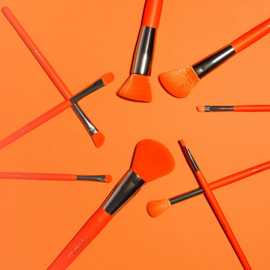 THE NEON ORANGE 24 PC BRUSH SET