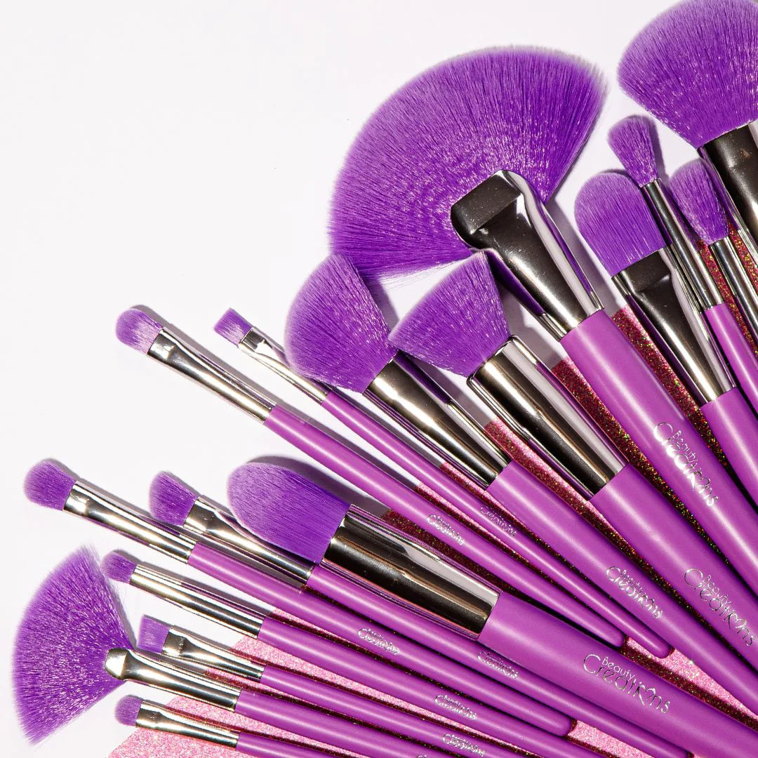 THE NEON PURPLE 24 PC BRUSH SET